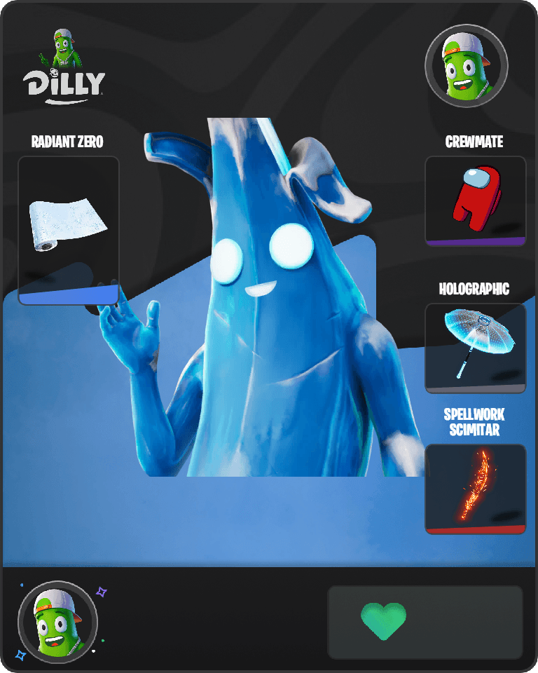 Polar Peely Fortnite combo