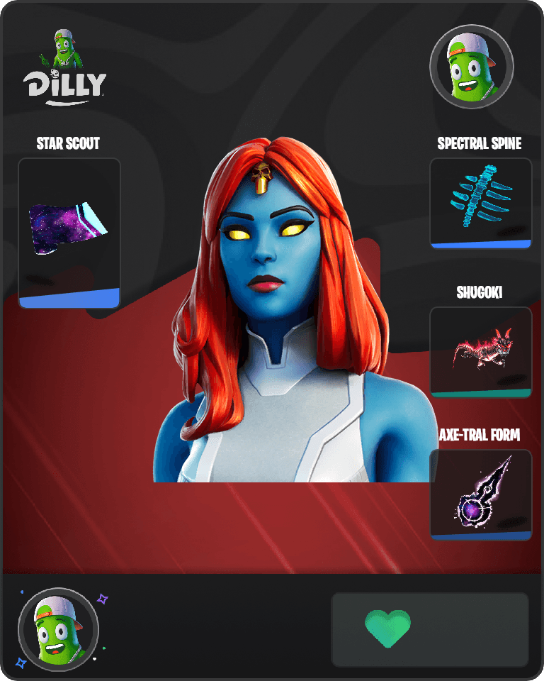 Mystique Fortnite combo