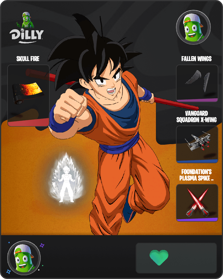 Son Goku Fortnite combo