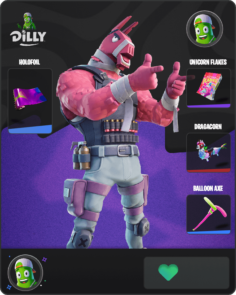 Lt. John Llama Fortnite combo
