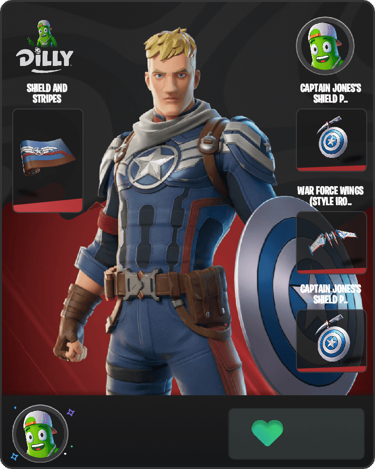 Captain Jones Fortnite combo