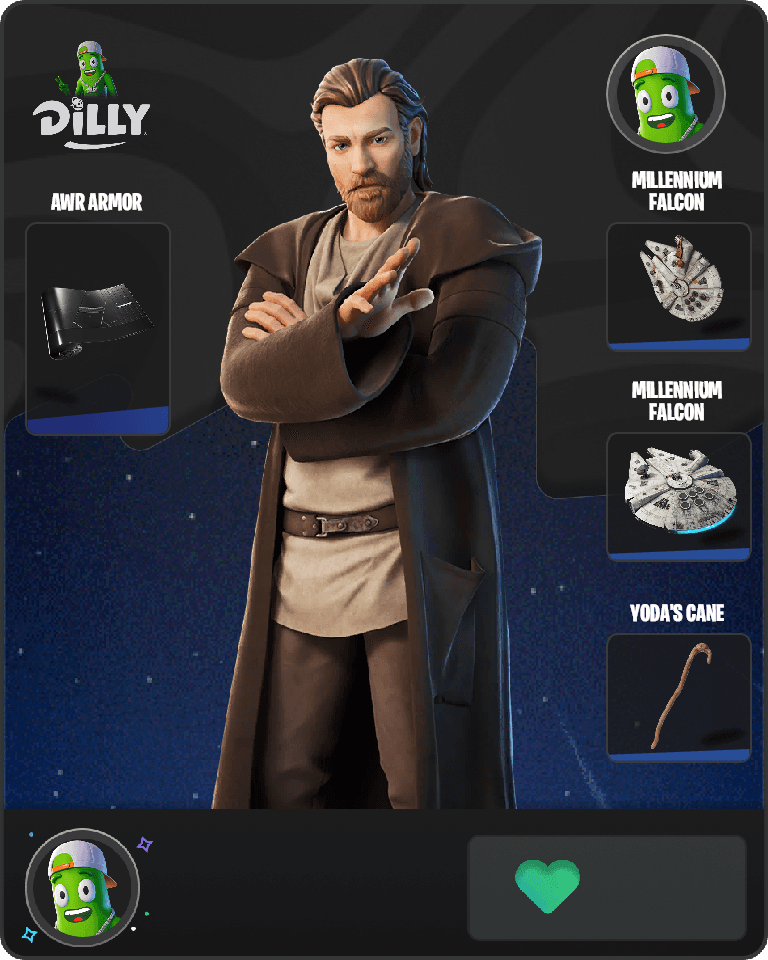 Obi-Wan Kenobi Fortnite combo