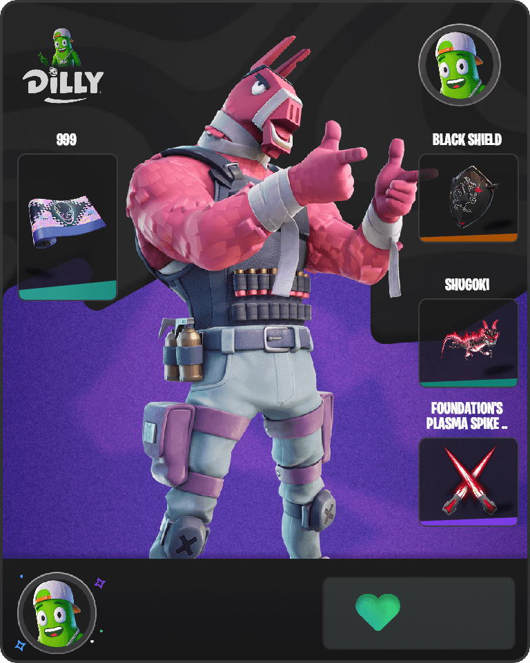 Lt. John Llama Fortnite combo