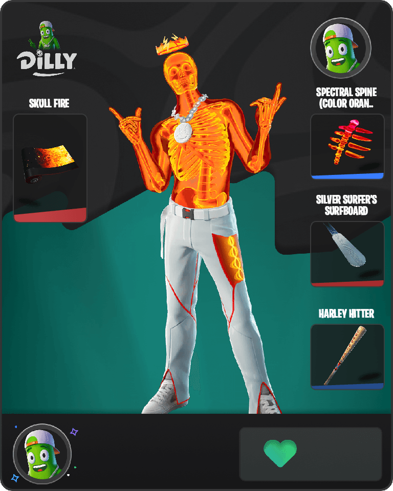 Inferno Skeleton Balvin Fortnite combo