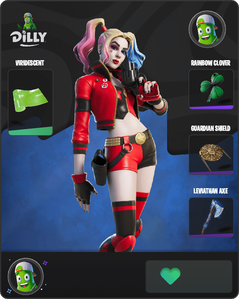 Rebirth Harley Quinn Fortnite combo