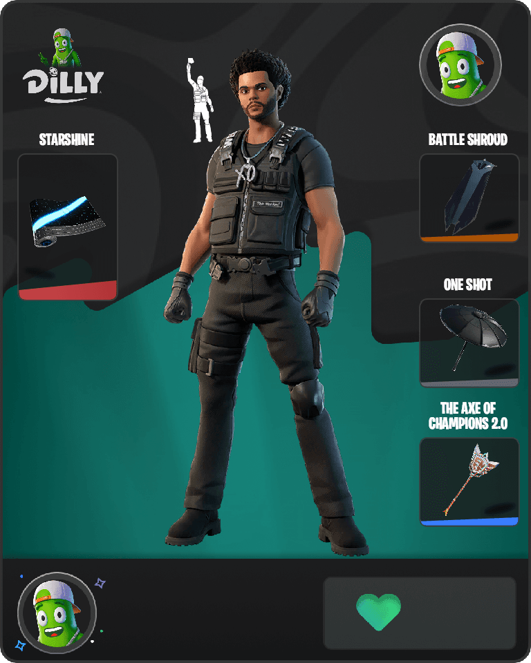 The Weeknd Combat Fortnite combo