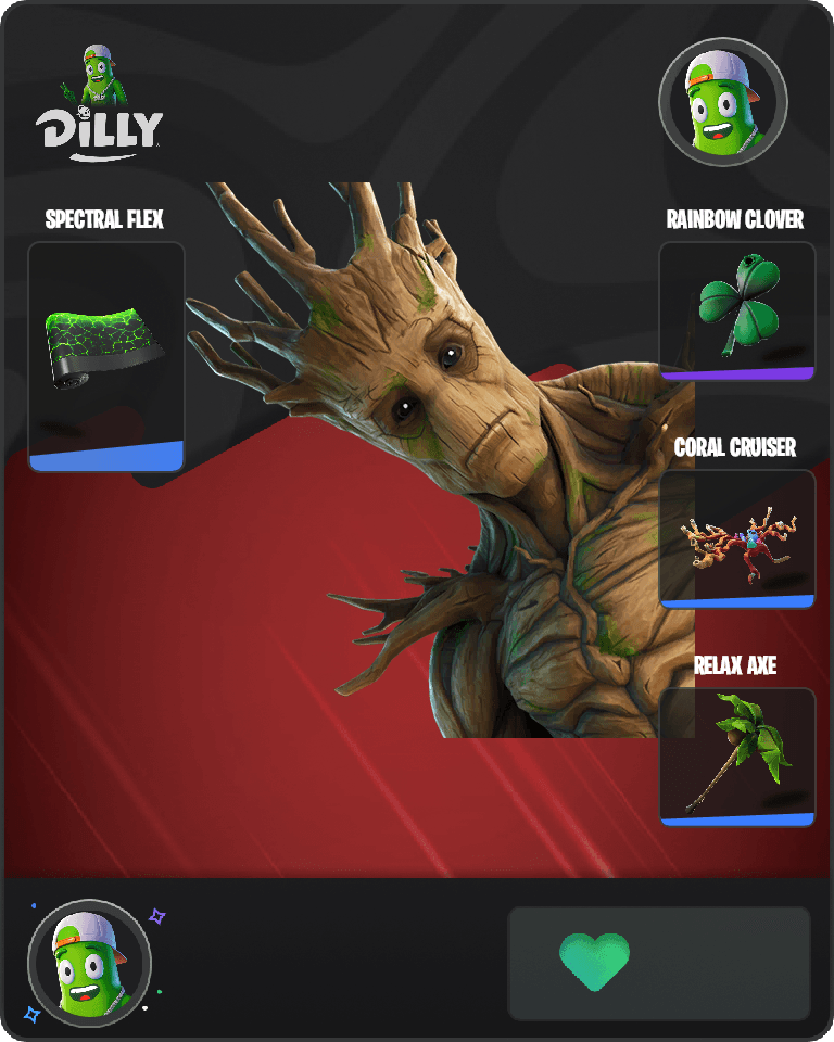 Groot Fortnite combo