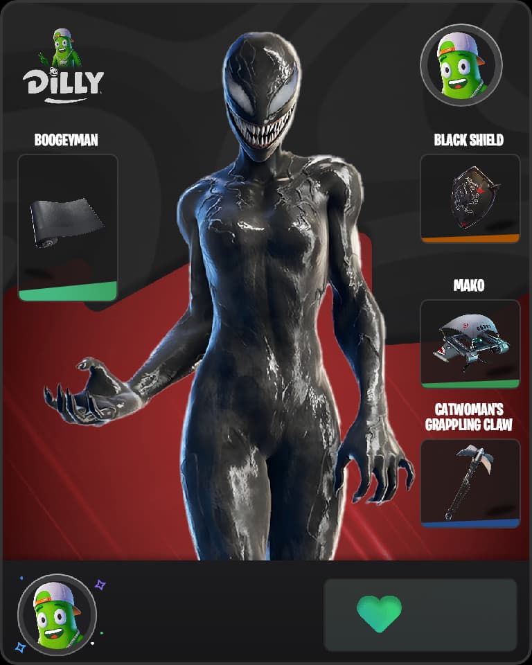 She-Venom Fortnite skin combo