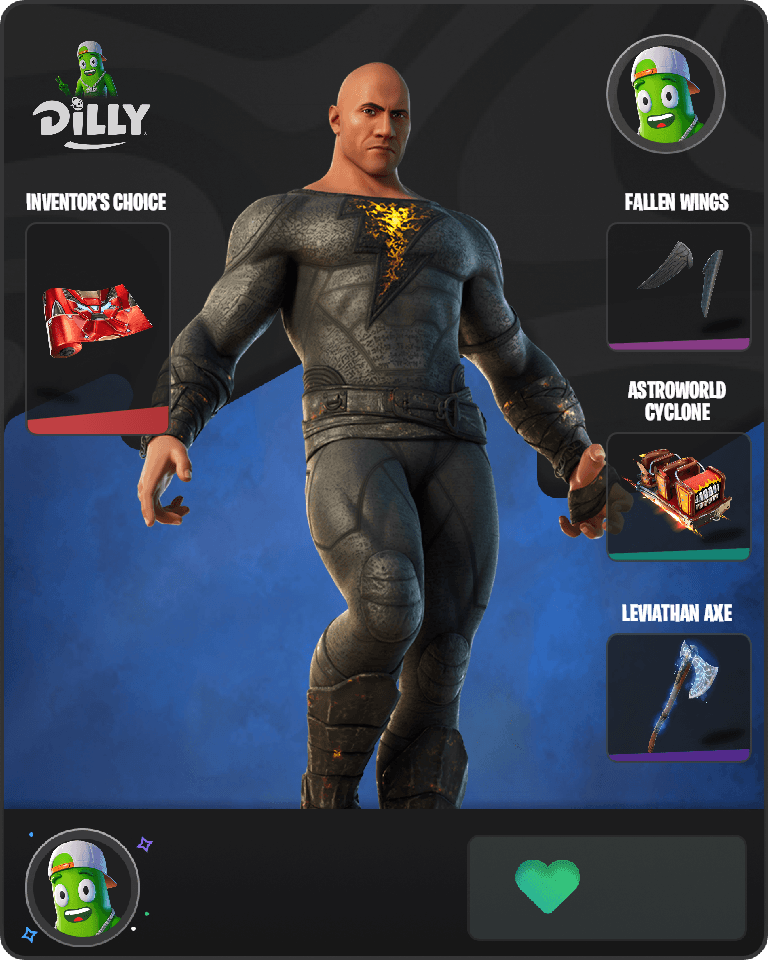 Black Adam Fortnite combo