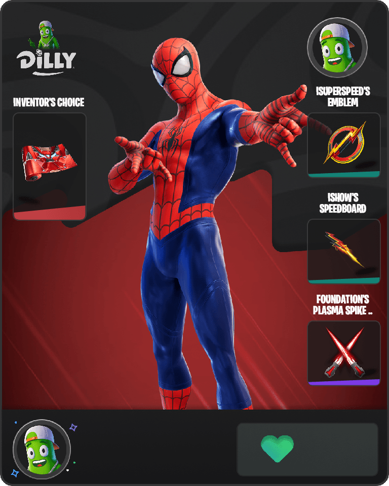 Spider-Man Fortnite combo
