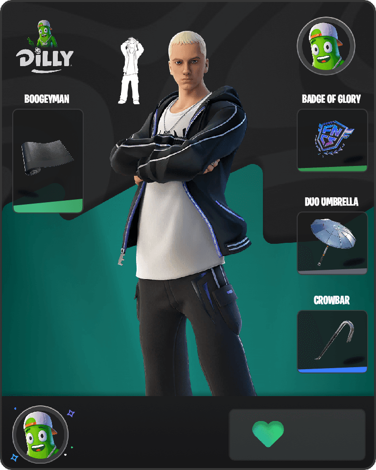 Slim Shady Fortnite combo
