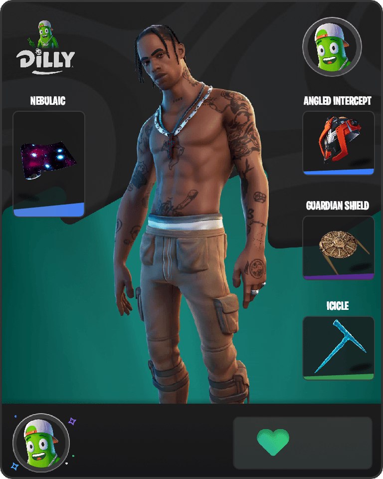 Travis Scott Fortnite combo