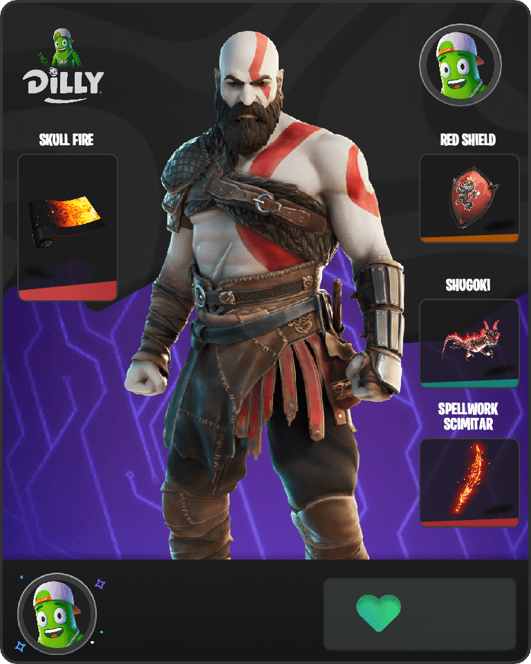 Kratos Fortnite combo