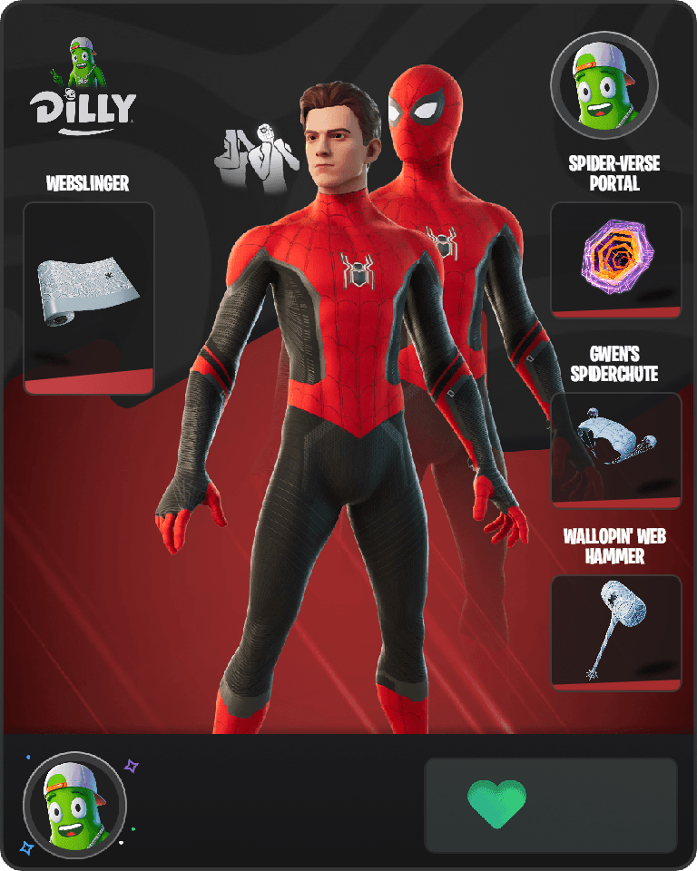 Spider-Man (No Way Home) Fortnite combo