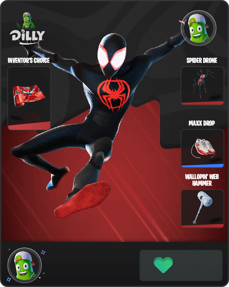 Spider-Man (Miles Morales) Fortnite combo