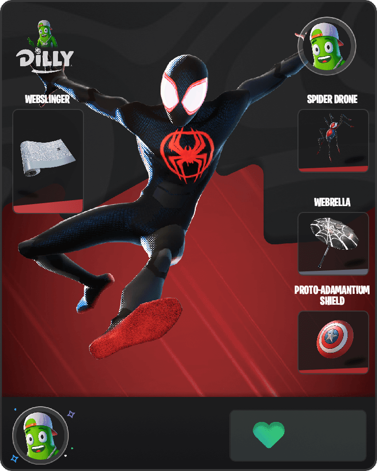 Spider-Man (Miles Morales) Fortnite combo
