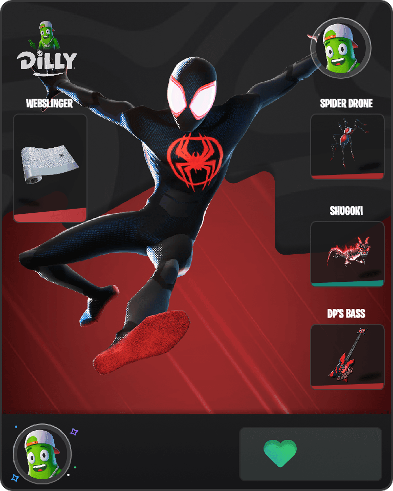 Spider-Man (Miles Morales) Fortnite combo