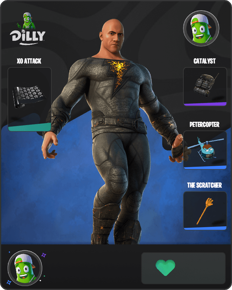 Black Adam Fortnite combo