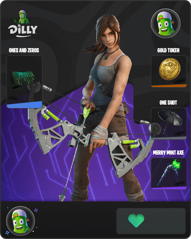 Lara Croft Fortnite combo