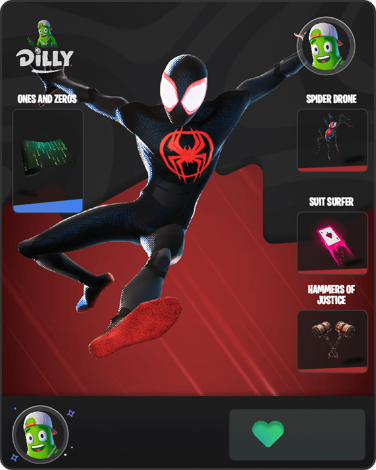 Spider-Man (Miles Morales) Fortnite combo