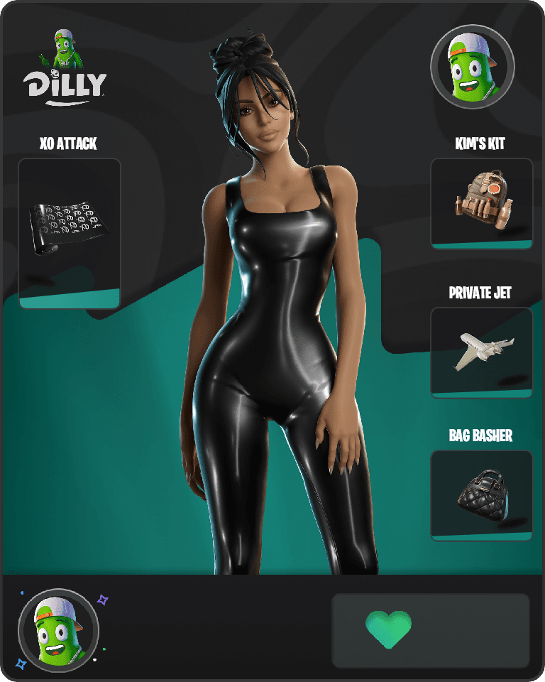 Iconic Kim Kardashian Fortnite combo