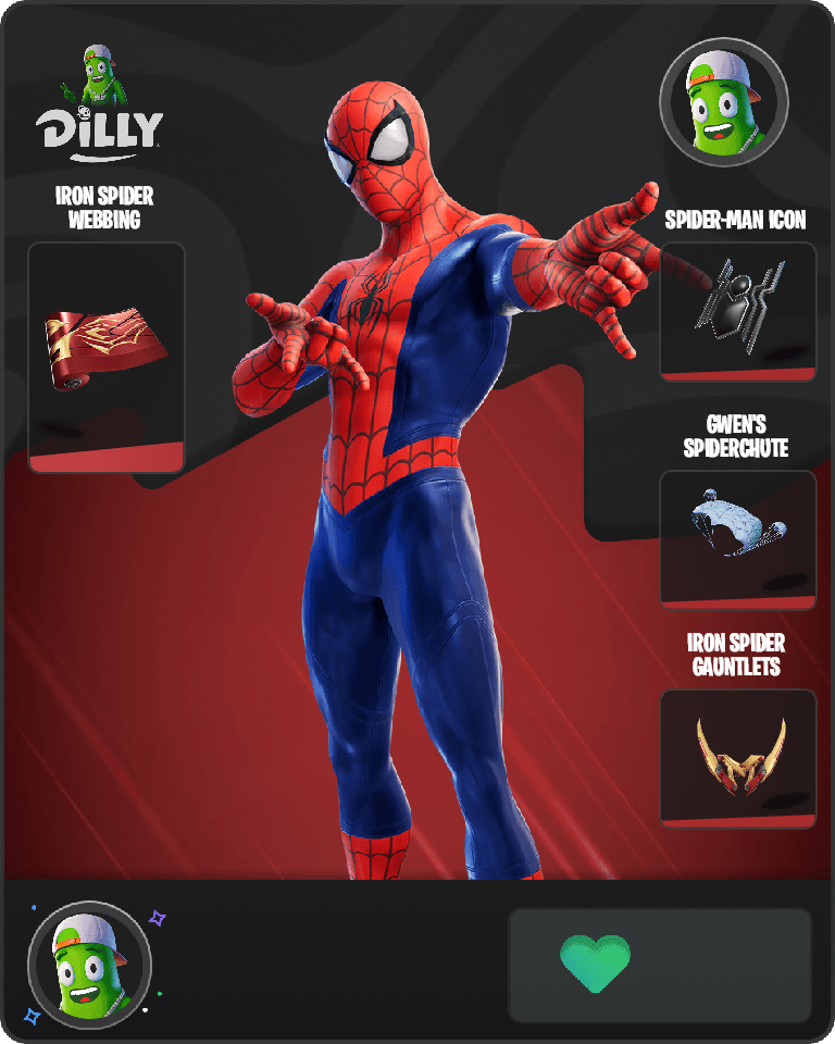 Spider-Man Fortnite combo