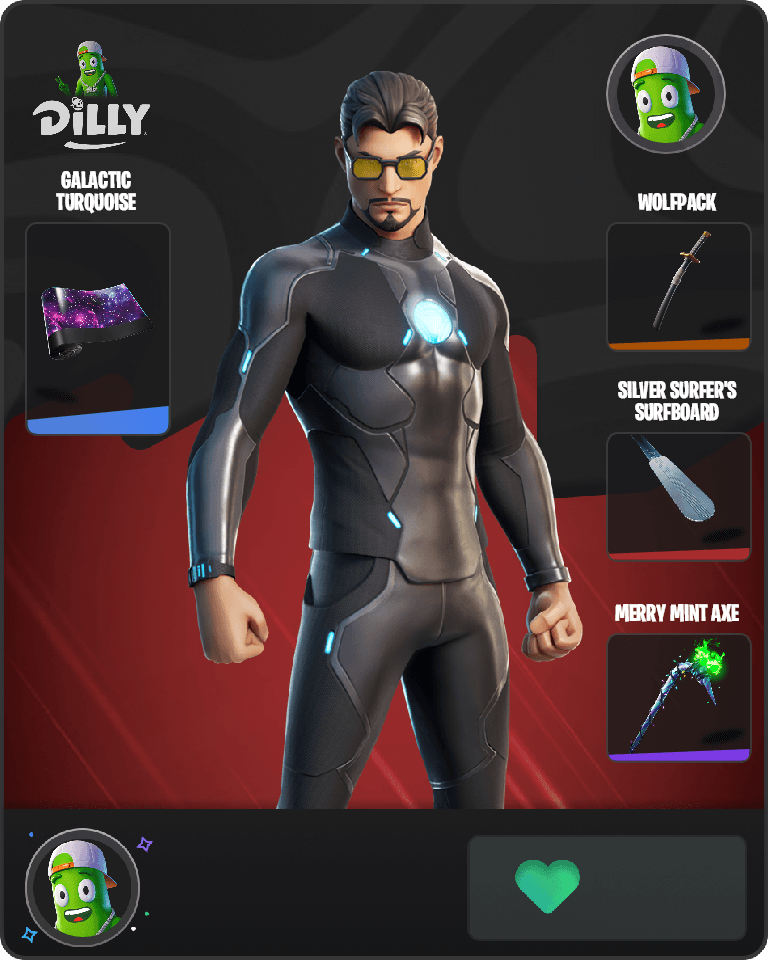 Tony Stark Fortnite combo