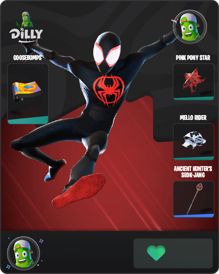Spider-Man (Miles Morales) Fortnite combo