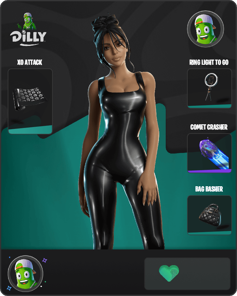 Iconic Kim Kardashian Fortnite combo