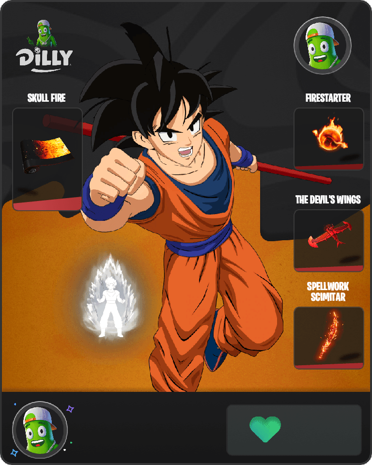 Son Goku Fortnite combo