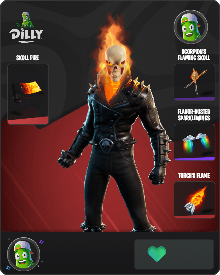 Ghost Rider Fortnite combo