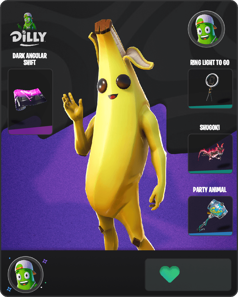 Peely Fortnite combo