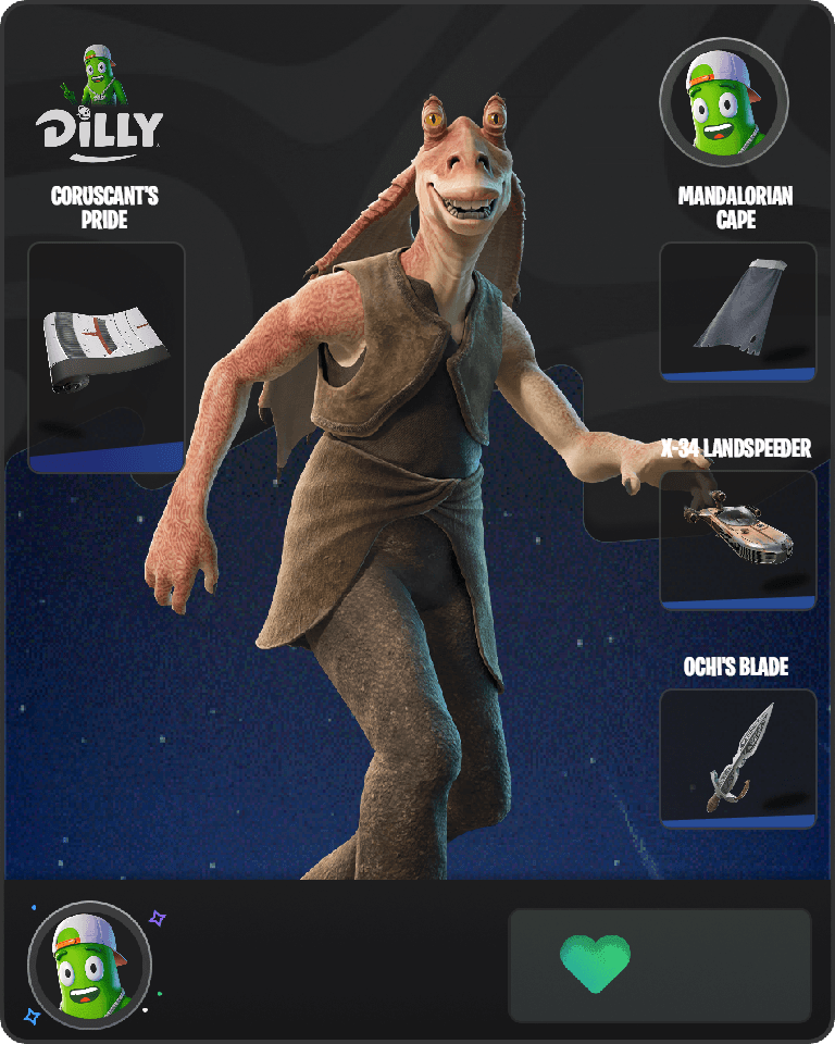 Jar Jar Binks Fortnite combo
