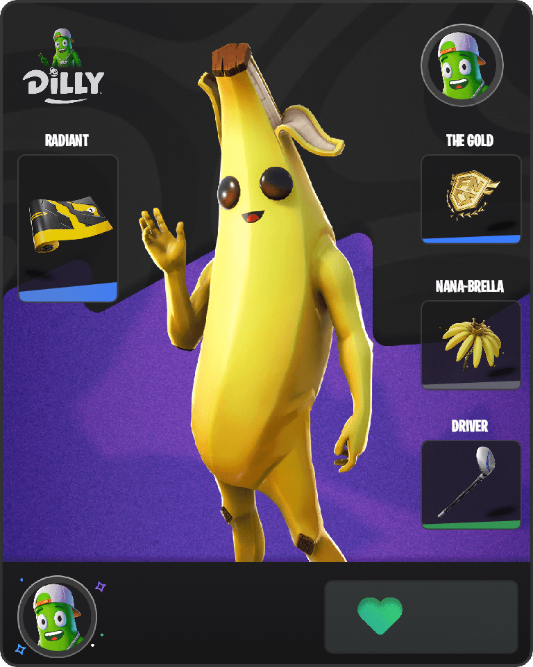 Peely Fortnite combo