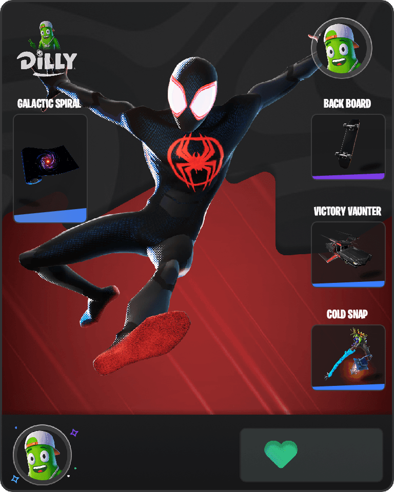 Spider-Man (Miles Morales) Fortnite combo
