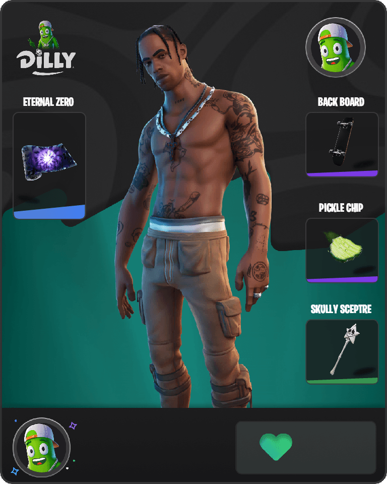 Travis Scott Fortnite combo