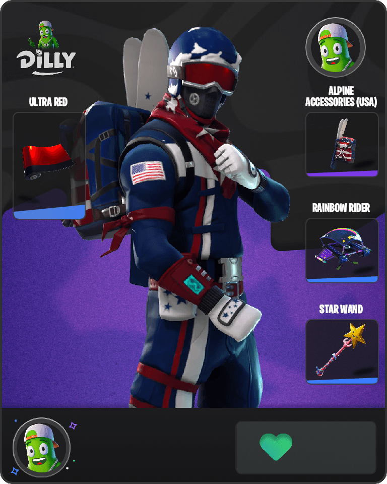 Alpine Ace (USA) Fortnite combo