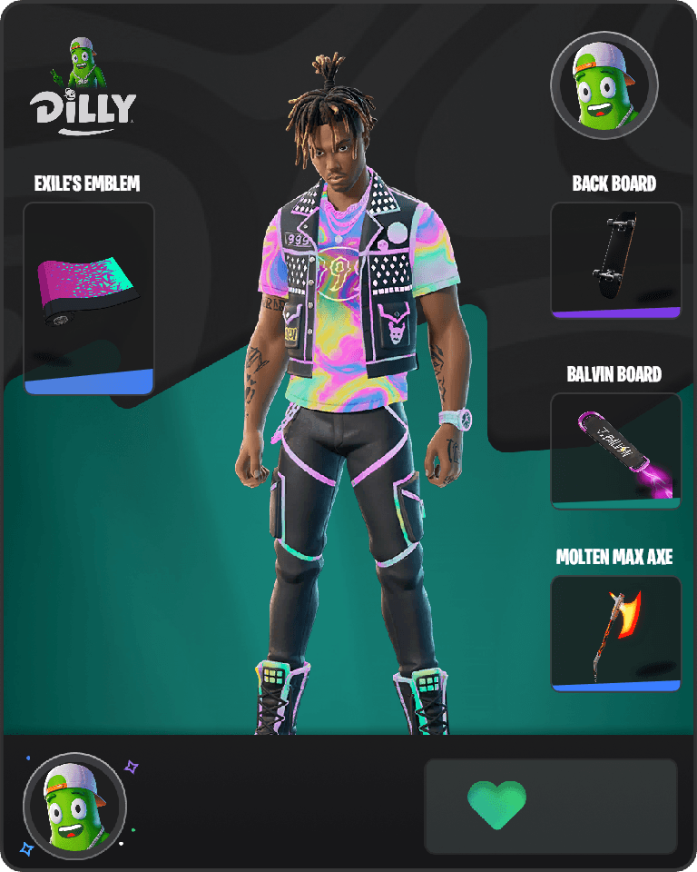 Juice WRLD Fortnite combo