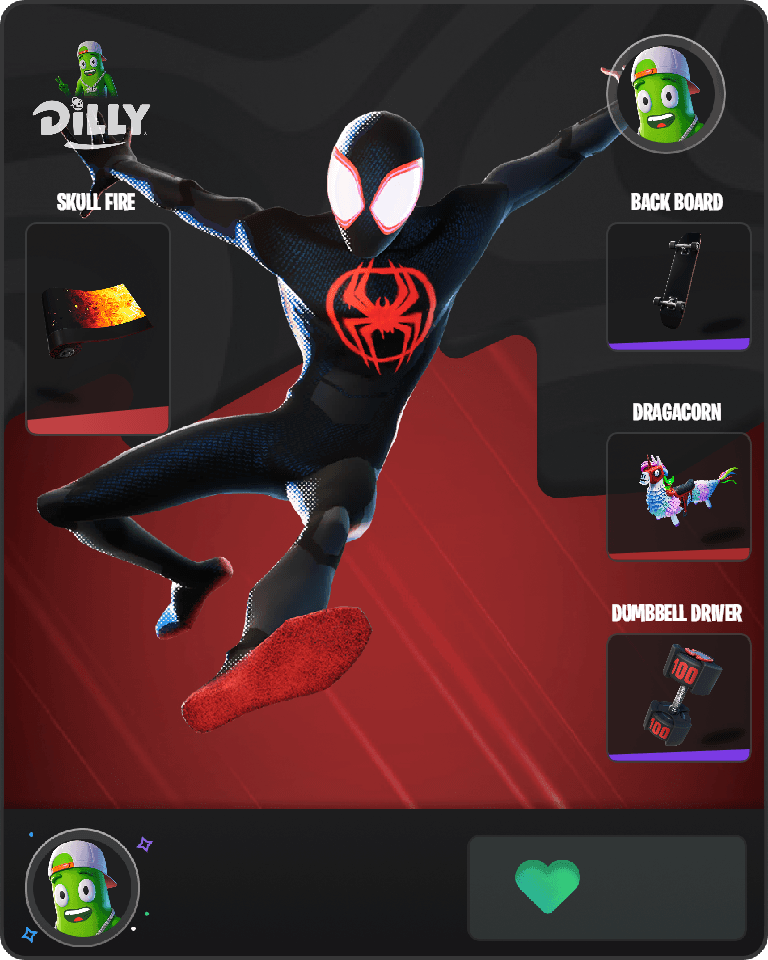 Spider-Man (Miles Morales) Fortnite combo