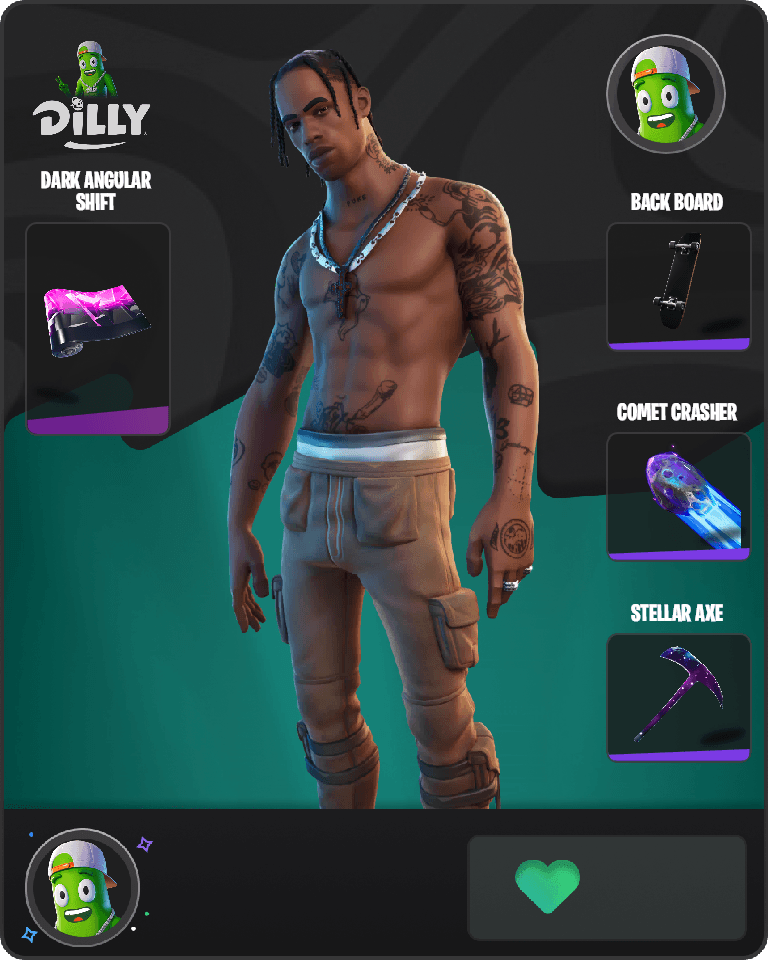 Travis Scott Fortnite combo