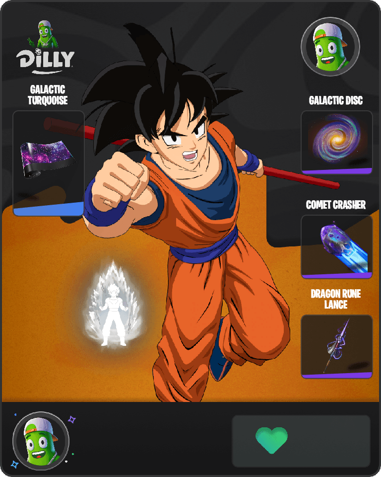 Son Goku Fortnite combo