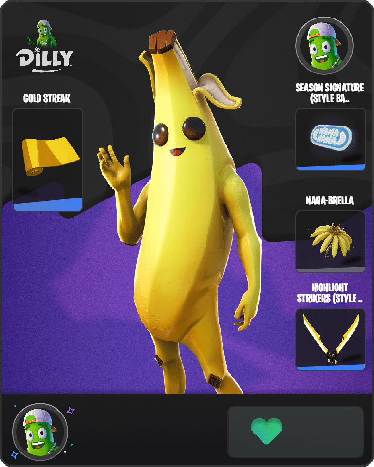 Peely Fortnite combo