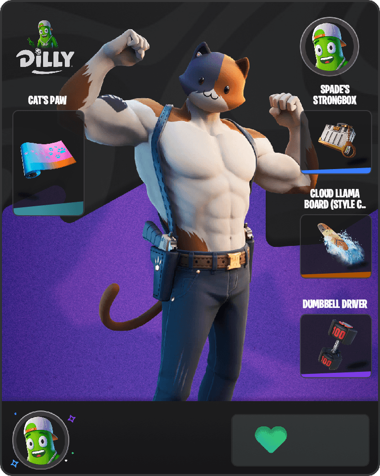 Meowscles Fortnite combo