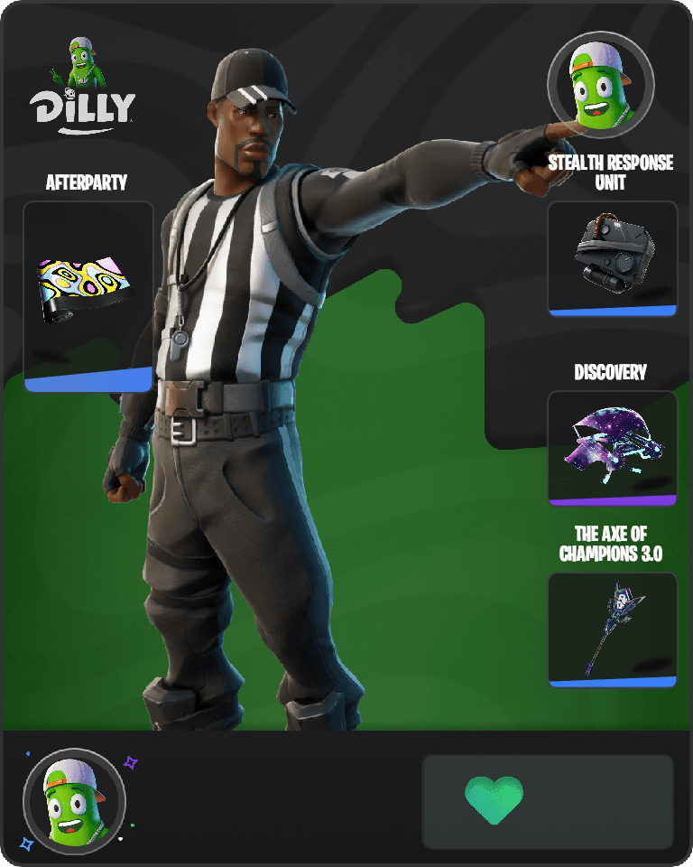 Sideline Commander Fortnite combo