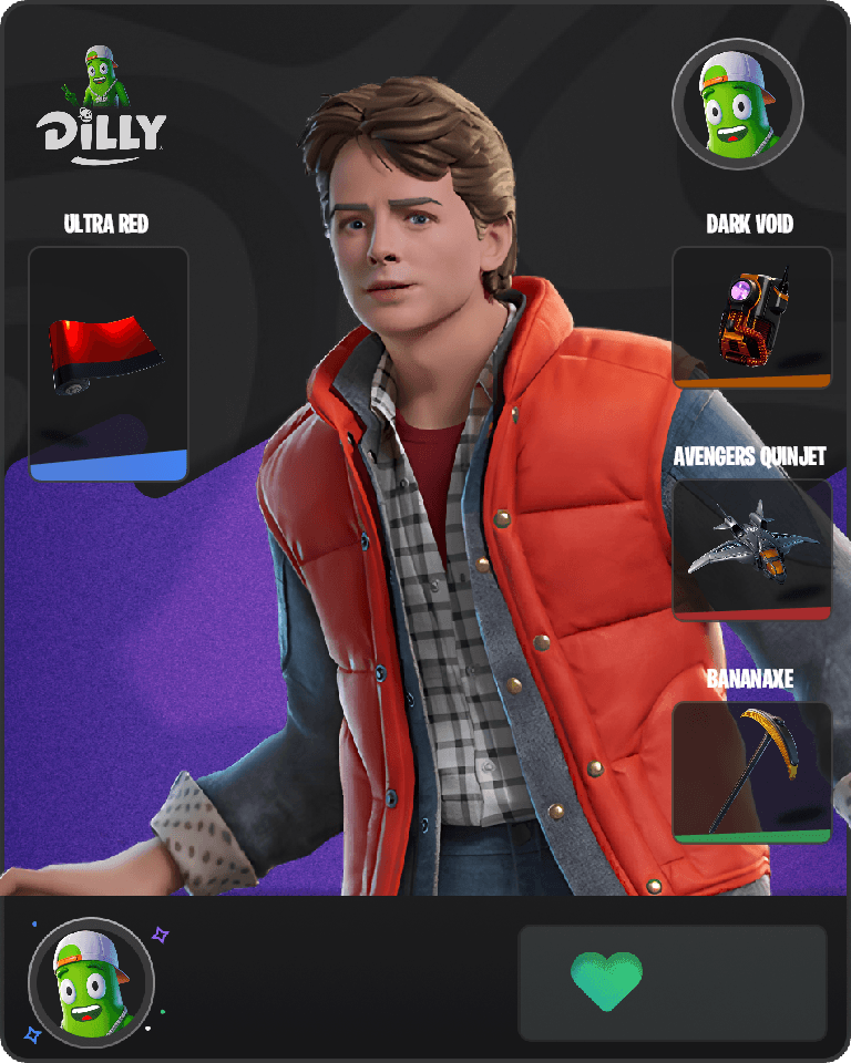 Marty McFly Fortnite combo