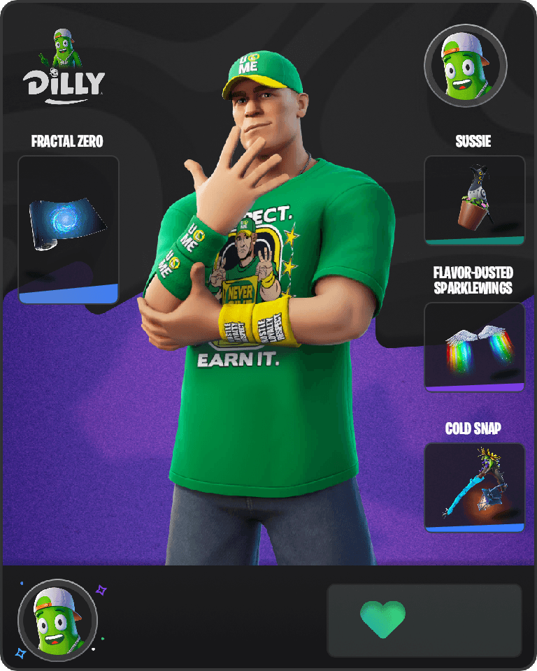 John Cena Fortnite combo