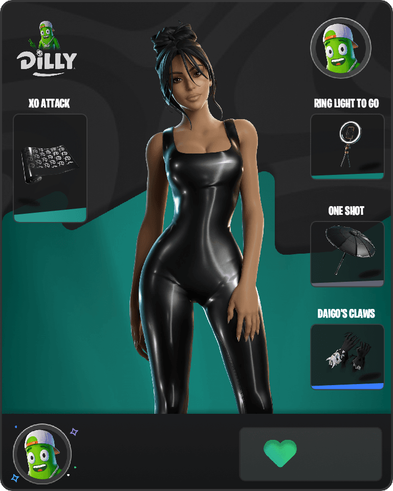 Iconic Kim Kardashian Fortnite combo