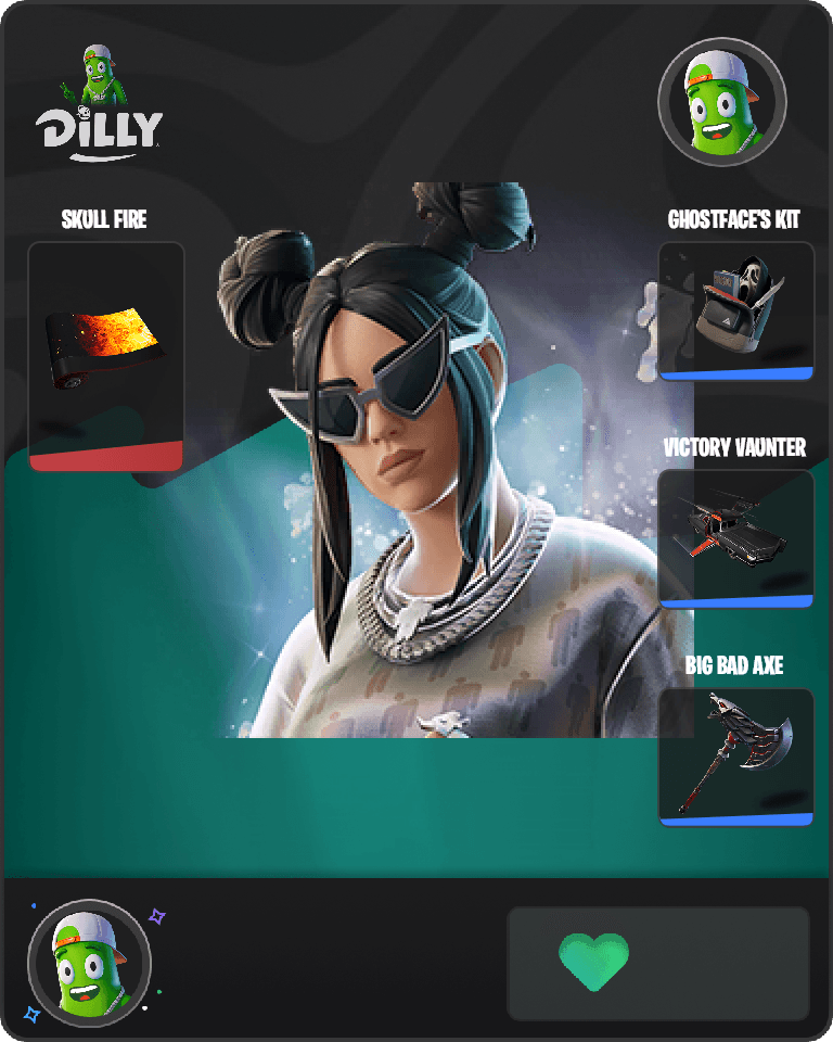 Platinum Billie Eilish Fortnite combo