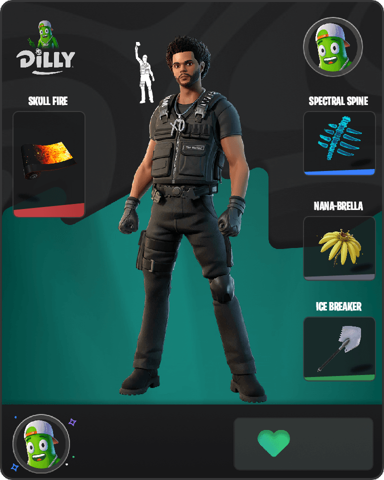 The Weeknd Combat Fortnite combo