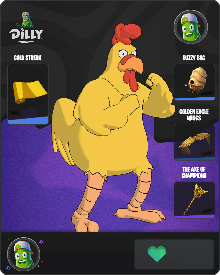 The Giant Chicken Fortnite combo